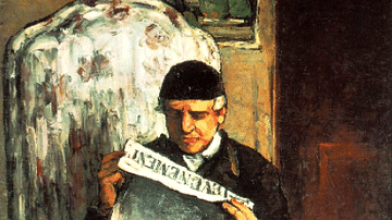 Louis-Auguste Cézanne by Paul Cézanne