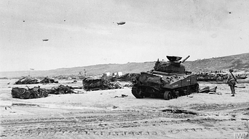 Destroyed Vehicles, Omaha Beach