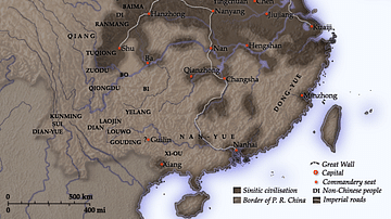 Map of the Qin Empire