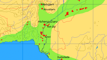 Map of the Indus Valley Civilization