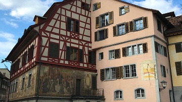 Medieval Architecture in Stein-am-Rhein, Switzerland