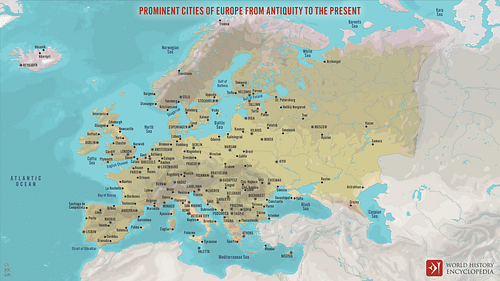 Prominent Cities of Europe from Antiquity to the Present (by Simeon Netchev, CC BY-NC-ND)