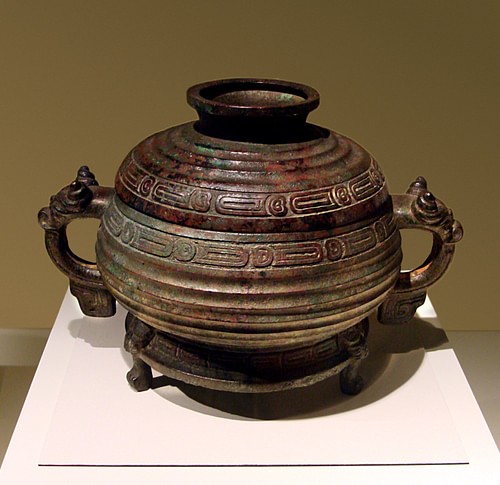 Bronze Zhou Cooking Vessel