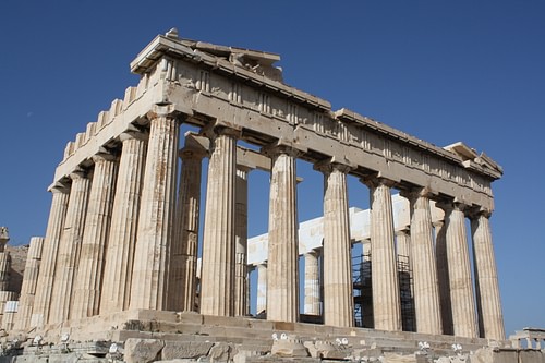 Parthenon, East Facade (by Mark Cartwright, CC BY-NC-SA)