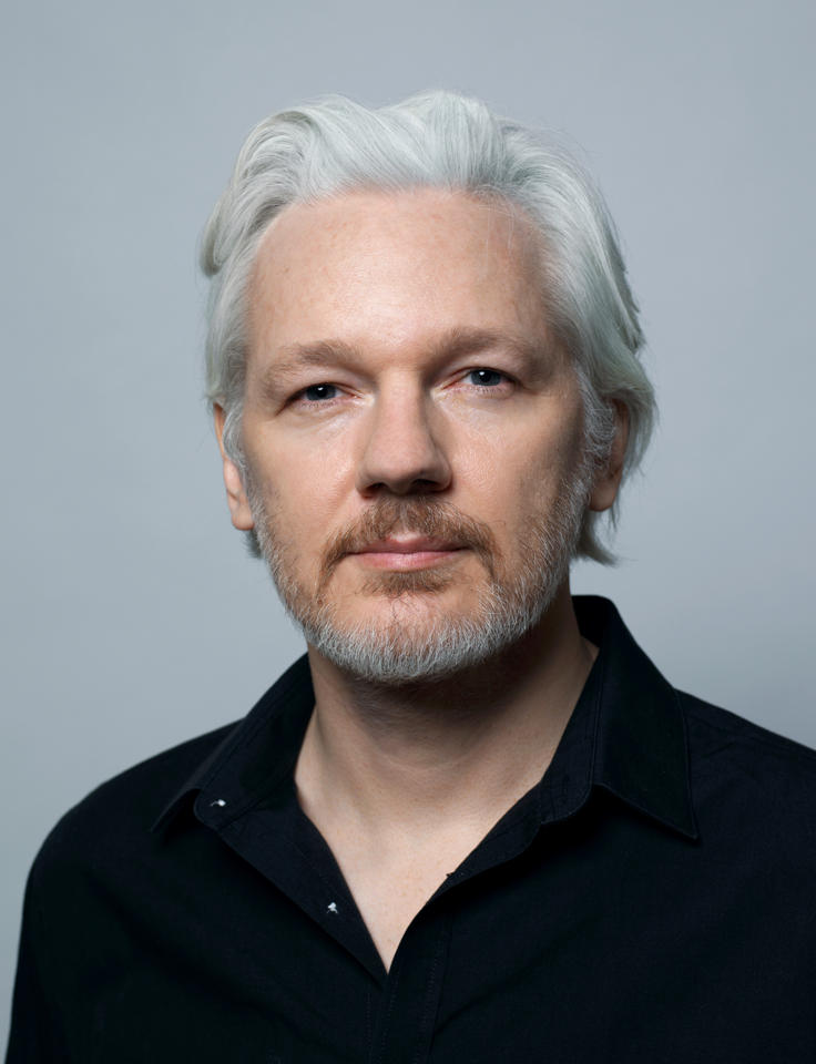 julian assange author photo