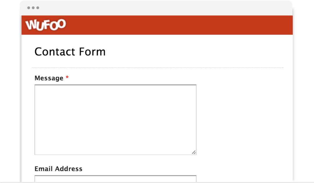 Wufoo Contact Form
