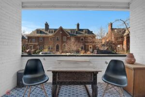 balcony of Jackson Heights co-ops