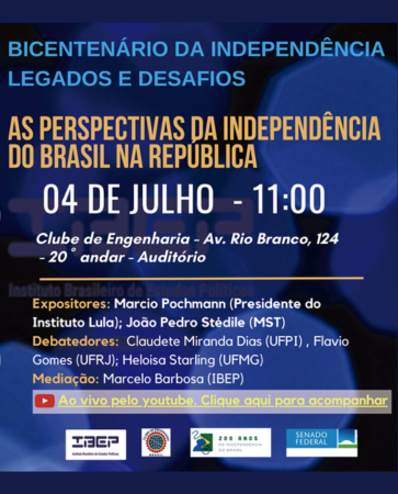 Seminário "Bicentenário da Independência: Legados e Desafios"