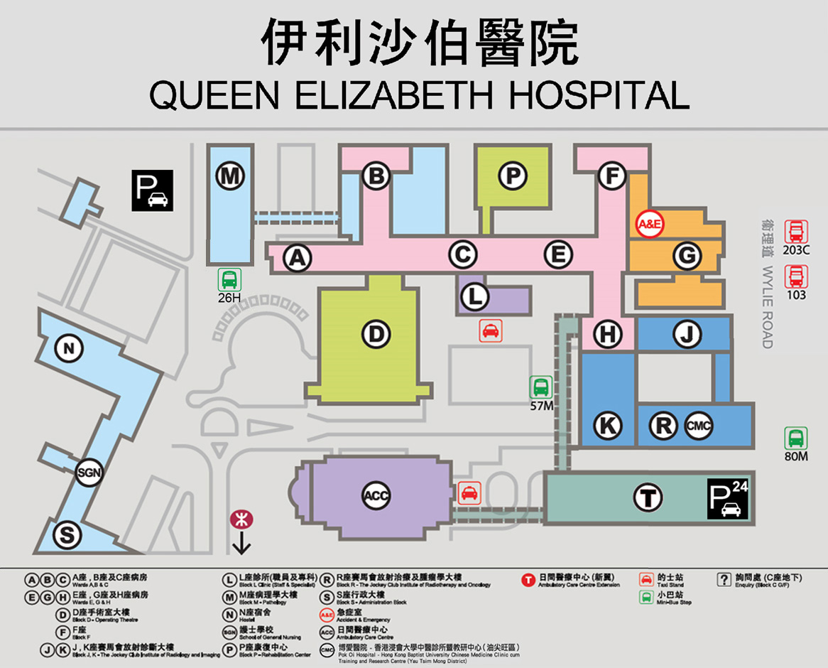 Queen Elizabeth Hospital Glasgow Parking Map