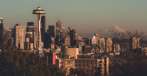 Seattle skyline.