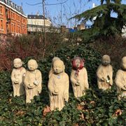 Statues in the Crossbones Graveyard, London thumbnail