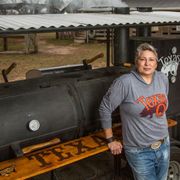 Sloan Rinaldi in front of a grill (Credit: Anderson Group) thumbnail