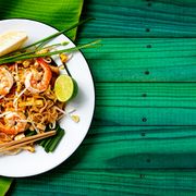 Plate of pad Thai on a banana leaf (Credit: Getty Images) thumbnail