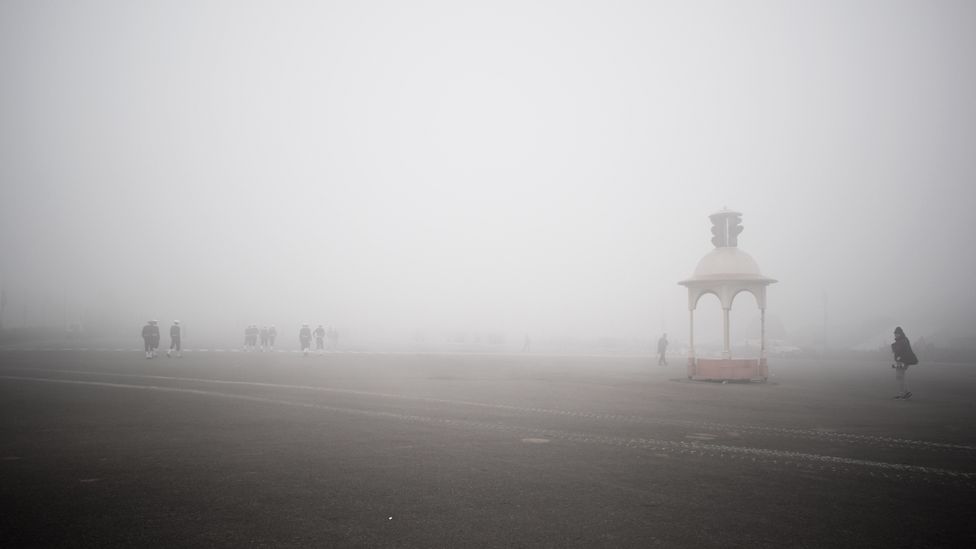 Smog envelopes much of Northern India in the autumn and winter months, blanketing cities in polluted air that comes with extensive health risks (Credit: Getty Images)