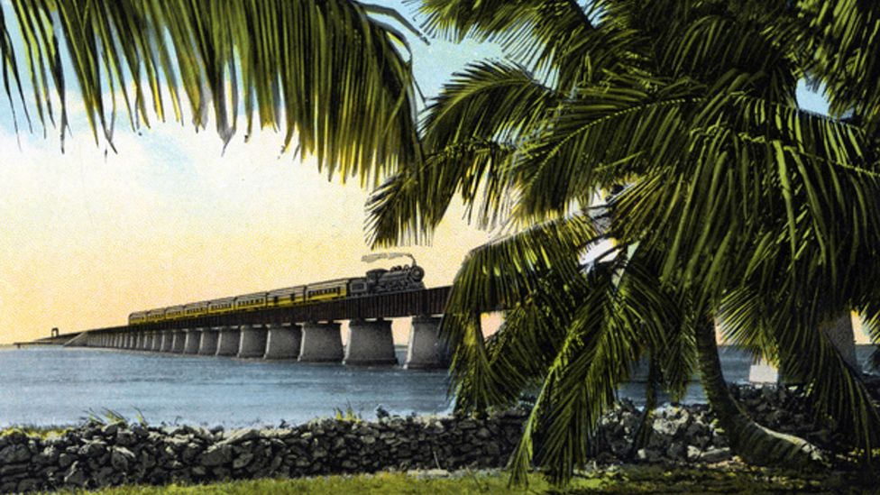 The Overseas Highway started as a railroad, which was called "the eighth wonder of the world" when it was finished (Credit: State Archives of Florida / Florida Memory/Alamy)