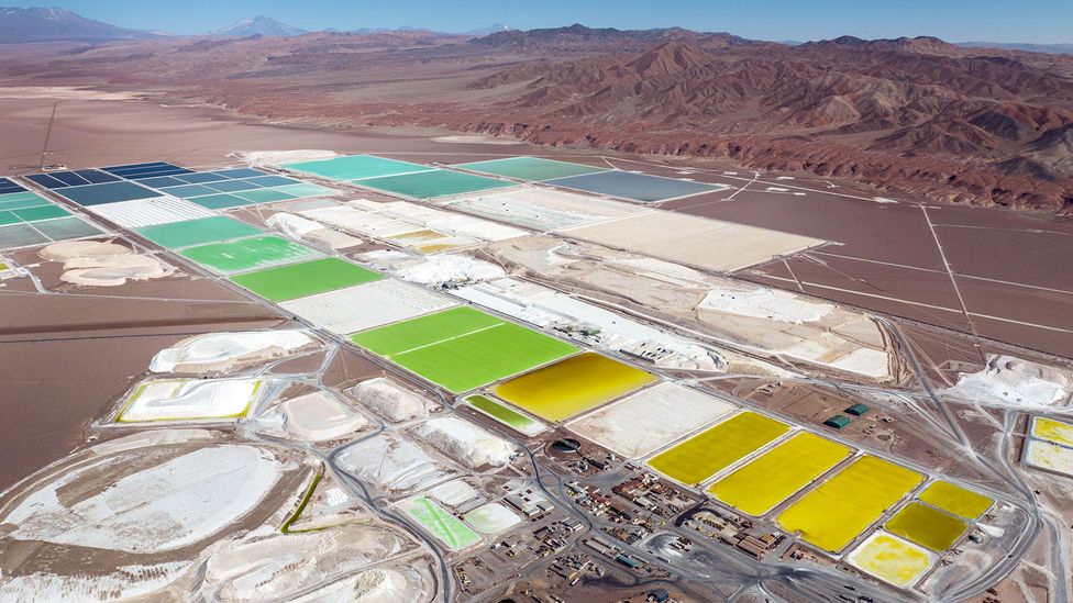 Lithium mining takes a heavy toll on the environment, often reshaping entire landscapes (Credit: Getty Images)