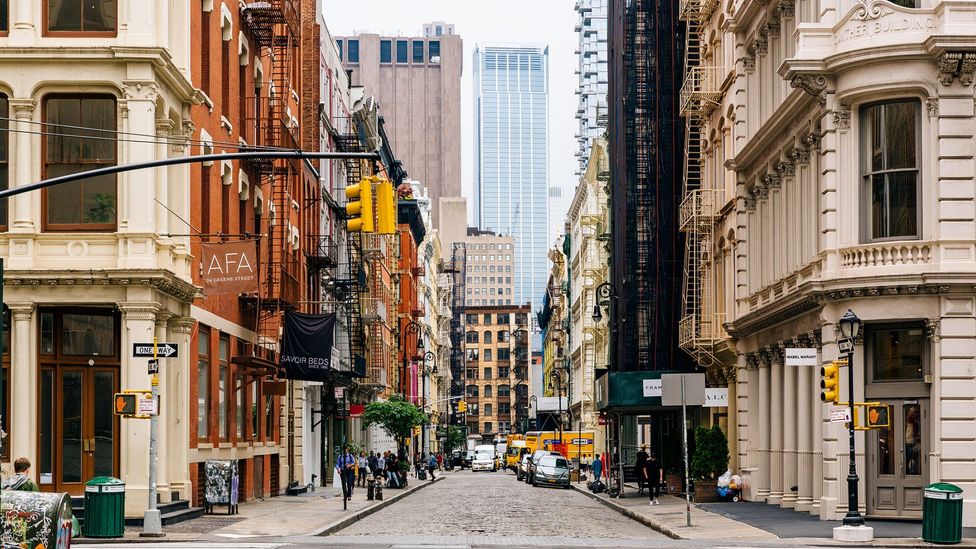 Walsh heads to the historic blocks of SoHo between Broadway and West Broadway to shop for women’s fashion (Credit: Alexander Spatari/Getty Images)