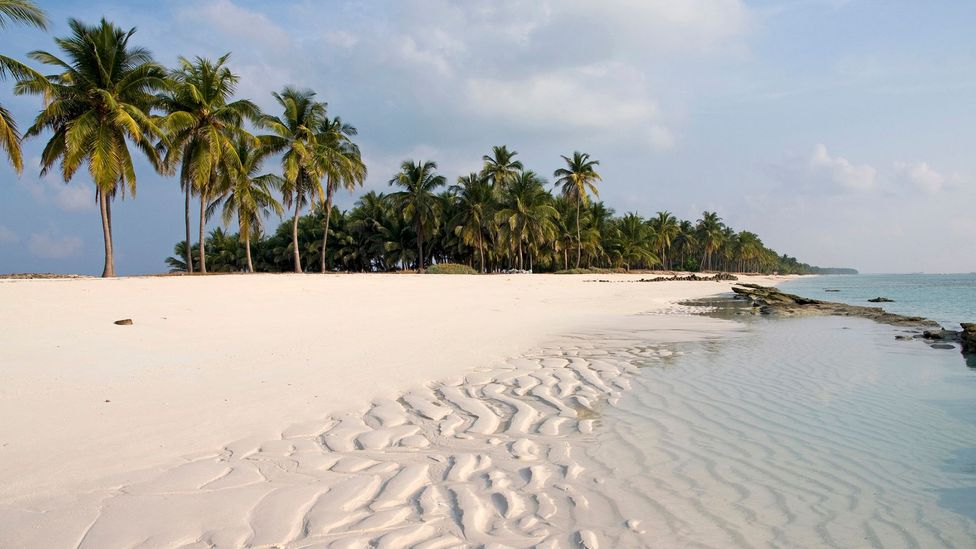 Modi's visit included walking on white sand beaches and snorkelling in crystal clear waters (Credit: Steven Wares/Getty Images)