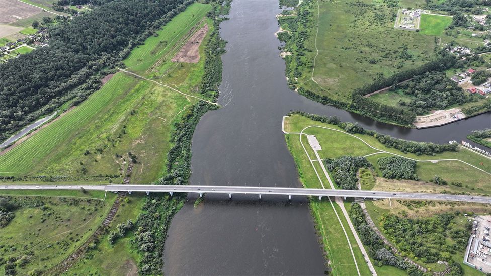 Aerial view of Panemunė road (Credit: Lukas Pileckas)