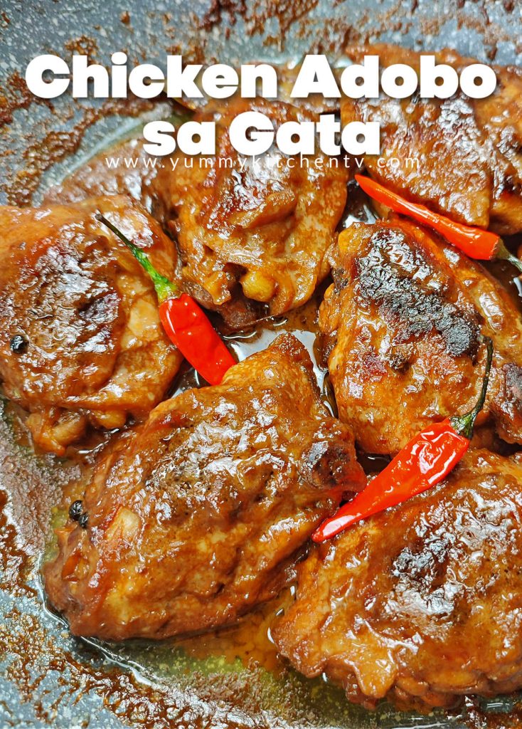 Chicken adobo sa gata